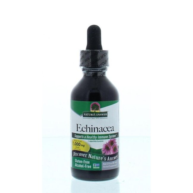 Natures Answer Echinacea extract alcoholvrij 60 Milliliter