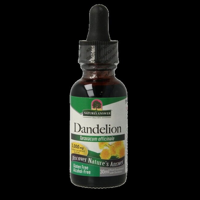 Natures Answer Paardenbloem extract alcoholvrij 30 Milliliter