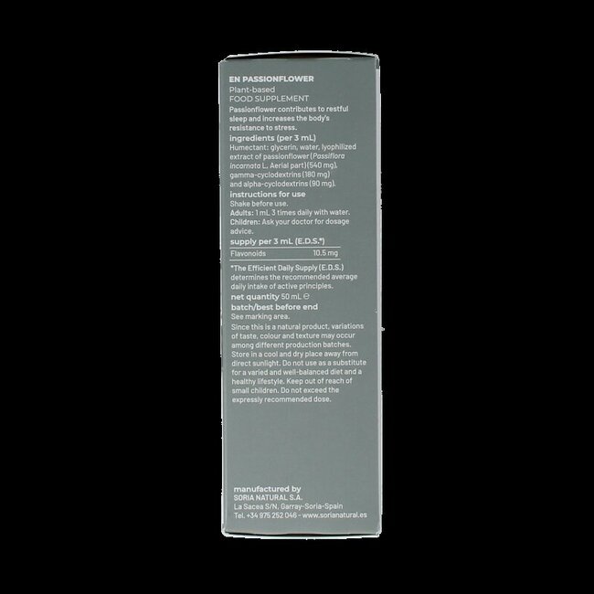 Soria Natural Extrait de Passiflora incarnata 50 ml