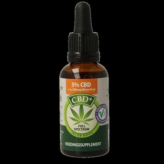 Jacob Hooy Jacob Hooy Huile de CBD plus 5 % 30 ml