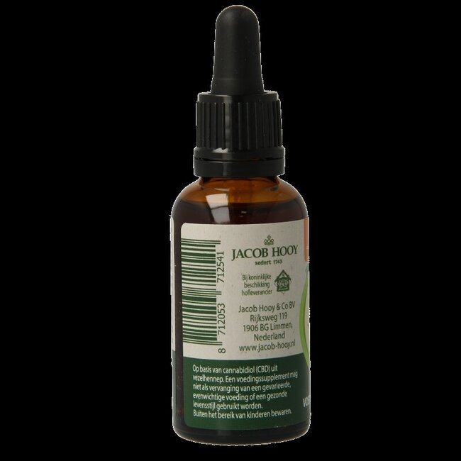 Jacob Hooy CBD plus olie 5% 30 Milliliter