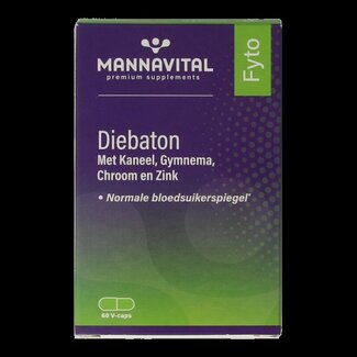 Mannavital Mannavital Diebaton 60 Vegetarische capsules