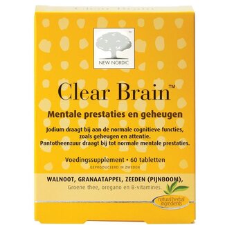 New Nordic New Nordic Clear brain 60 Tabletten
