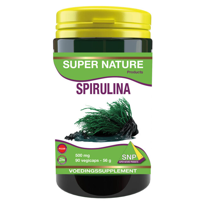 SNP Spirulina 500mg puur 90 Vegetarische capsules