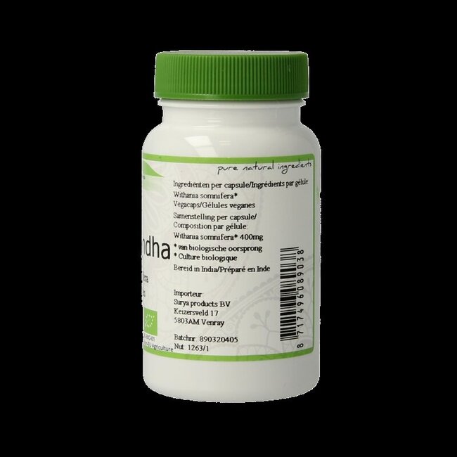 Surya Aswagandha bio 60 Capsules