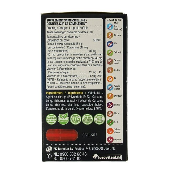 Lucovitaal Super Curcuma 30 gélules