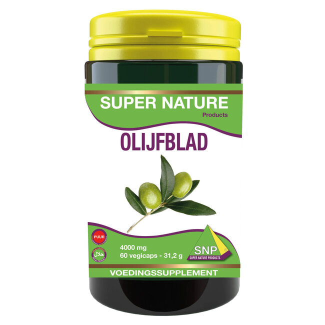 SNP Olijfblad extract extra forte puur 60 Vegetarische capsules