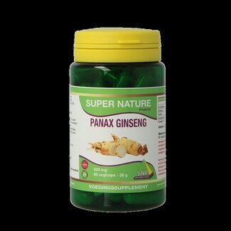 SNP SNP Panax ginseng 500mg puur 60 Vegetarische capsules