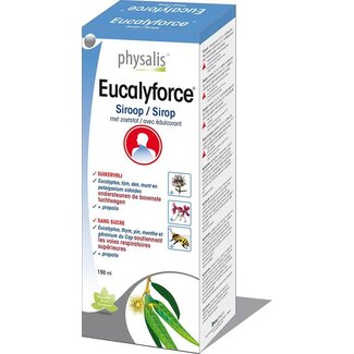 Physalis Physalis Eucalyforce siroop suikervrij 150 Milliliter
