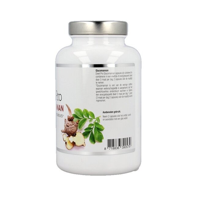 Dieet Pro Glucomannan 120 Gélules