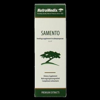 Nutramedix Nutramedix Samento cat's claw TOA vrij 60 Milliliter