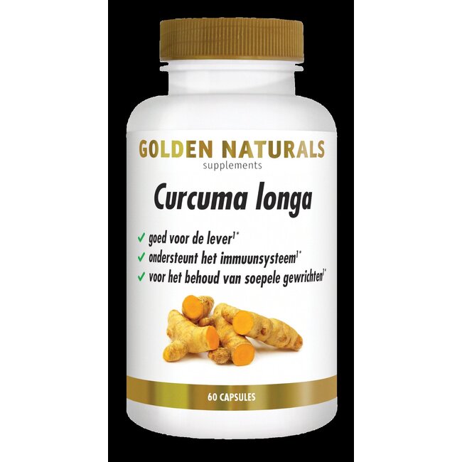 Golden Naturals Curcuma longa 60 Vegetarische capsules