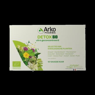 Arkofluids Arkofluids Detox drinkampullen 15ml bio 10 Ampullen