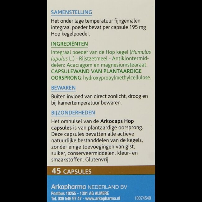 Arkocaps Hop 45 Capsules
