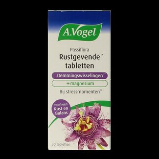 A Vogel A Vogel Passiflora rustgevende tabl. stemmingswisselingen 30 Tabletten