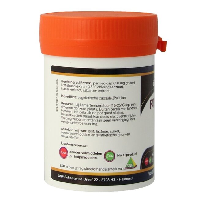 SNP Fatburner XXL 650 mg pur 60 gélules végétales