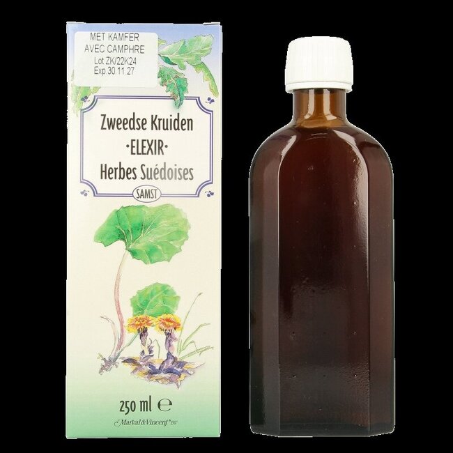 Marval&Vincent Élixir d'herbes suédoises au camphre 250 ml