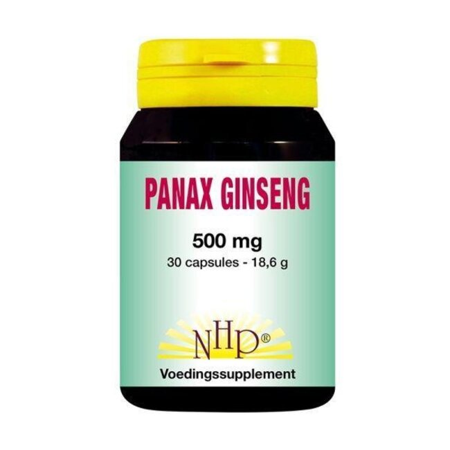 NHP Panax ginseng 500mg 30 Capsules