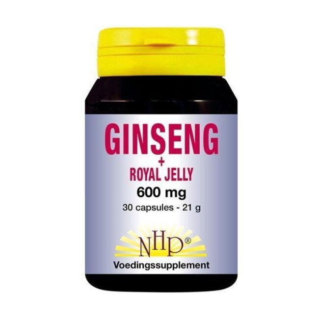 NHP Ginseng royal jelly 600mg 30 Capsules