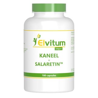 Elvitum Elvitum Kaneel met salaretin 180 Vegetarische capsules