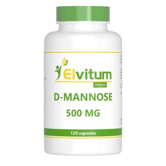 Elvitum Elvitum D-Mannose 500mg 120 Vegetarische capsules