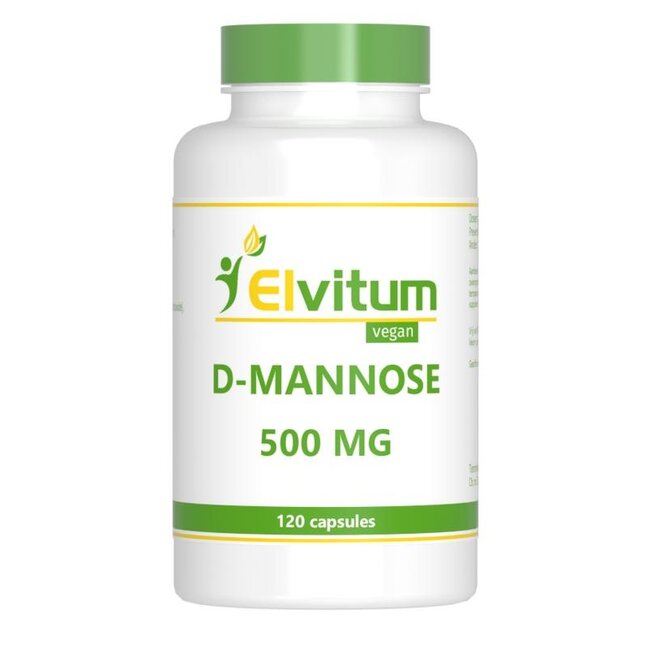 Elvitum D-Mannose 500mg 120 Vegetarische capsules