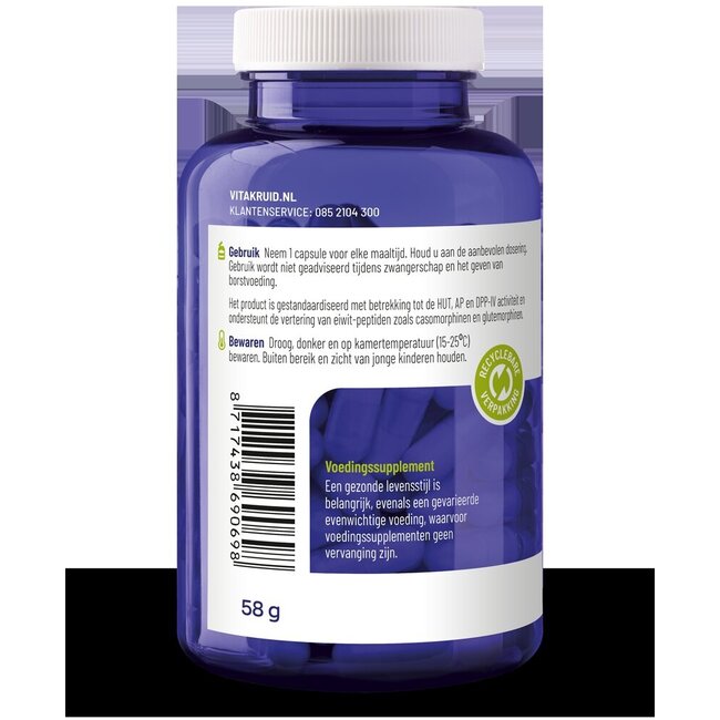 Vitakruid DPP-IV Ultimate BioCore Optimum Complete Enzymen 180 Vegetarische capsules