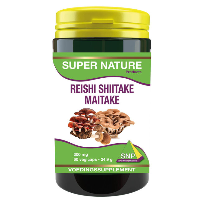 SNP Reishi shiitake maitake 300 mg 60 Vegetarische capsules