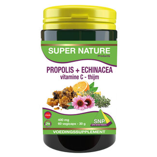 SNP SNP Propolis+echinacea - thijm- vitamine C 400mg puur 60 Capsules