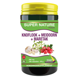 SNP SNP Knoflook-meidoorn-maretak 390 mg puur 180 Capsules