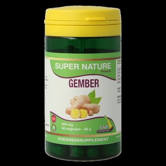 SNP SNP Gingembre 400 mg 60 Capsules végétariennes