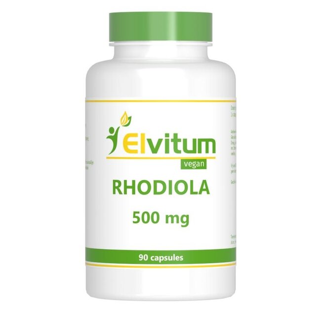 Elvitum Rhodiola 500mg 90 Vegetarische capsules