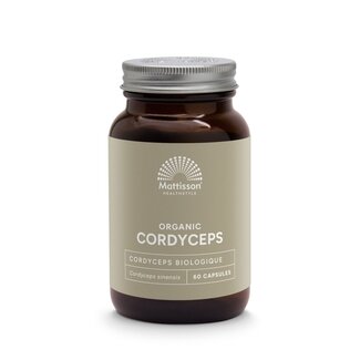 Mattisson Mattisson Cordyceps 525mg - cordyceps sinensis bio 60 Vegetarische capsules