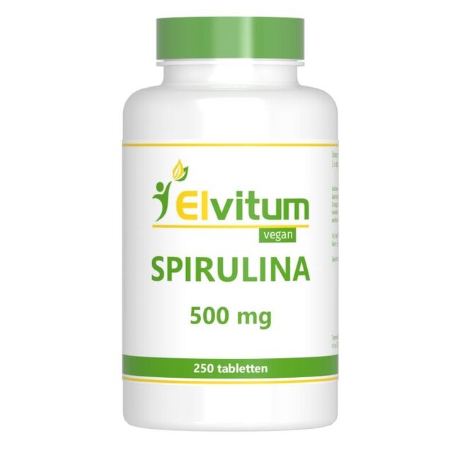 Elvitum Spirulina 500mg 250 Tabletten