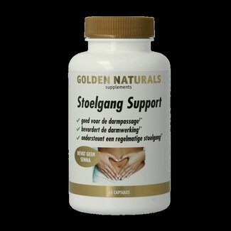 Golden Naturals Golden Naturals Stoelgang support 60 Capsules