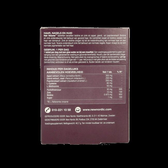 New Nordic Hair volume 30 Tabletten