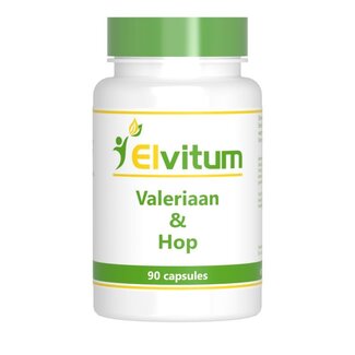 Elvitum Elvitum Valeriaan en hop 90 Capsules