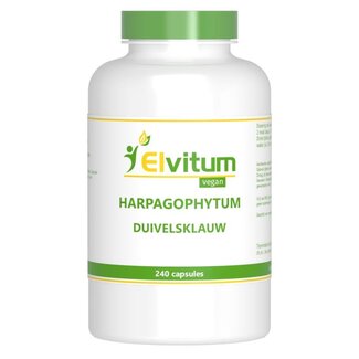 Elvitum Elvitum Duivelsklauw harpagophytum 240 Vegetarische capsules
