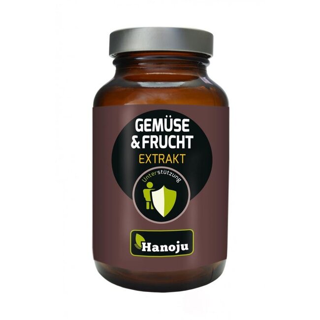 Hanoju Groente en fruit extract 500mg 90 Vegetarische capsules