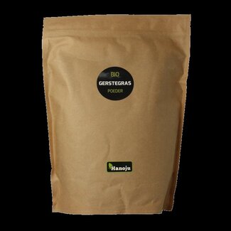 Hanoju Hanoju Gemalen gerstegras paper bag bio 1 Kilogram