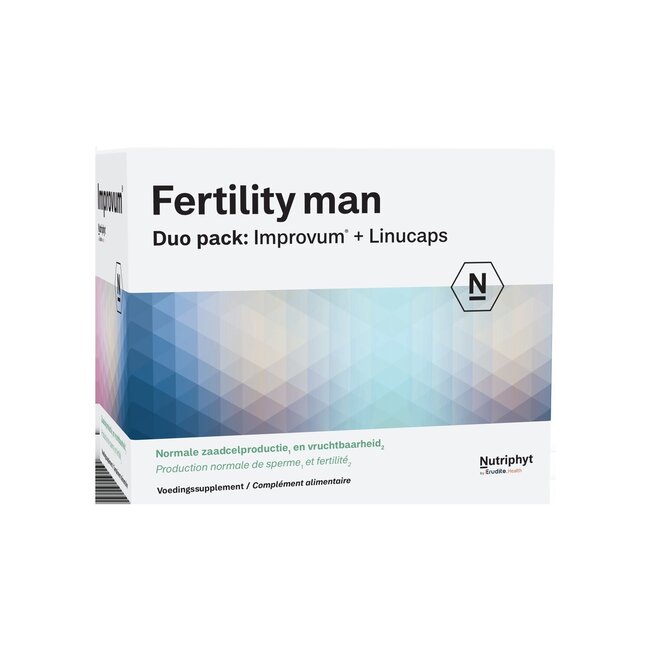 Nutriphyt Fertility man duo 2 x 60 capsules 120 Capsules