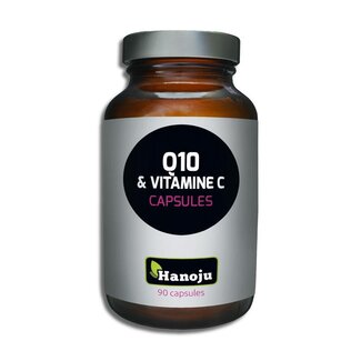 Hanoju Hanoju Co-enzym Q10 30mg vitamine C 500mg 90 Vegetarische capsules
