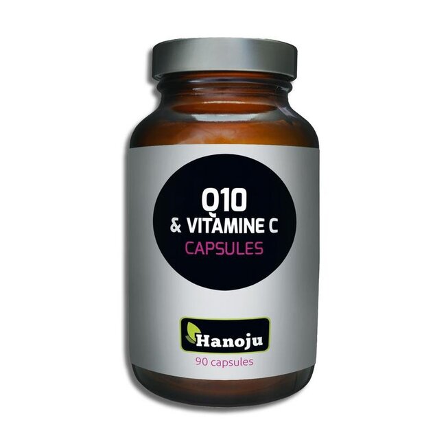 Hanoju Co-enzym Q10 30mg vitamine C 500mg 90 Vegetarische capsules