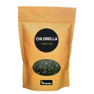 Hanoju Hanoju Chlorella tabletten papier zak 625 Tabletten