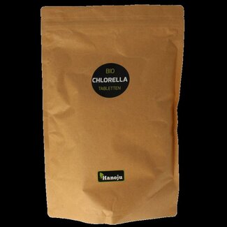 Hanoju Hanoju Bio chlorella tabletten papier zak 2500 Tabletten