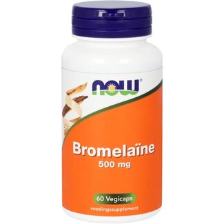 NOW NOW Bromelaine 500mg 60 Vegetarische capsules
