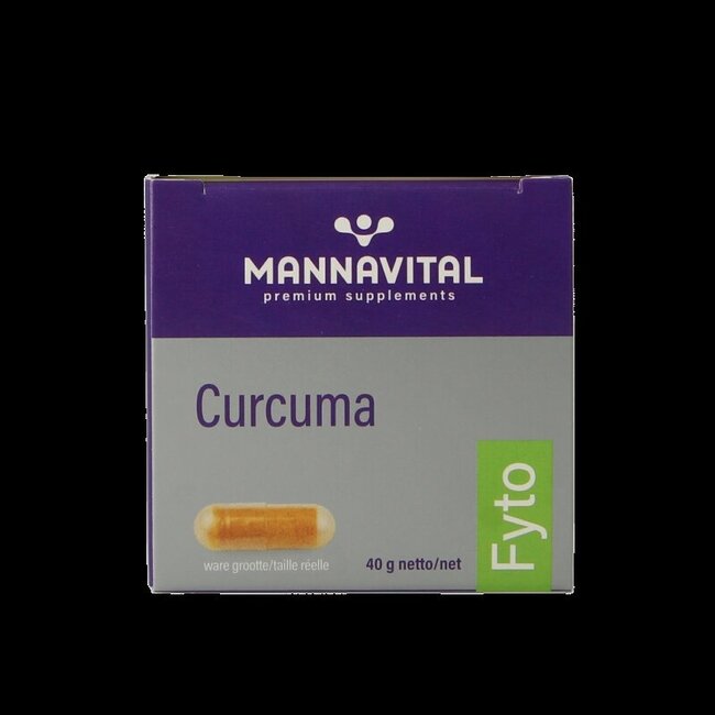 Mannavital Curcuma platinum 60 Vegetarische capsules