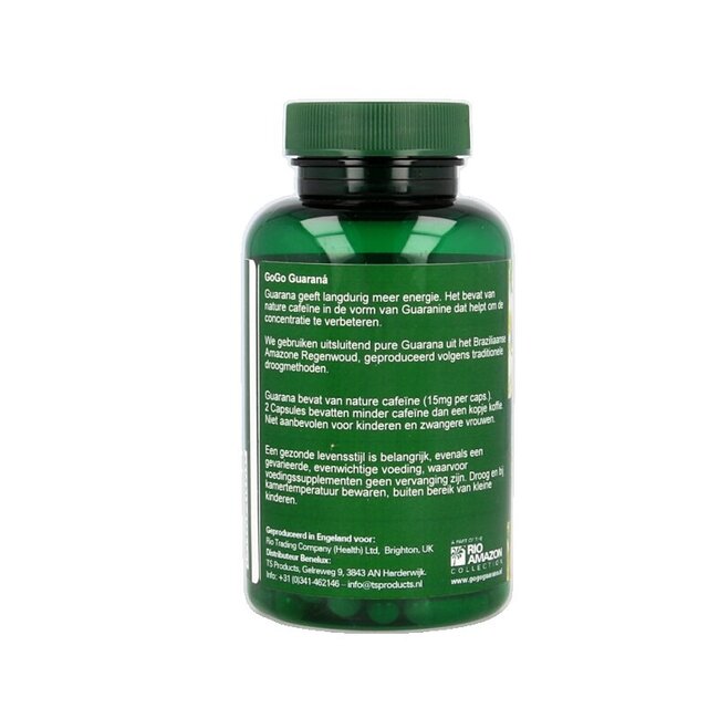 RIO Gogo guarana 500mg  120 Vegetarische capsules