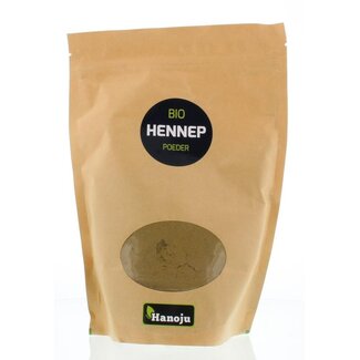 Hanoju Hanoju Hennep poeder paper bag bio 500 Gram