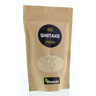 Hanoju Hanoju Shiitake poeder bio 100 Gram